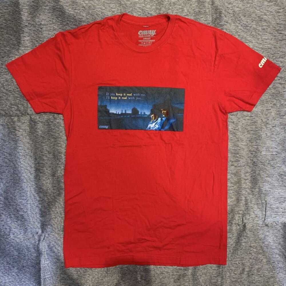 CMNY Jay-Z ‘If You Keep It Real With Me’ Shirt Red Music Size S